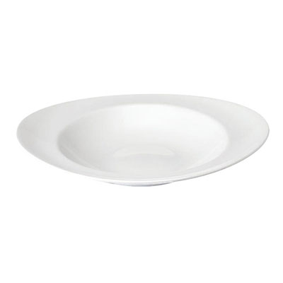CHURCHILL Orbit - White - Oval Coupe Plate - 23Cm (12) - CC-WH-OP9.1