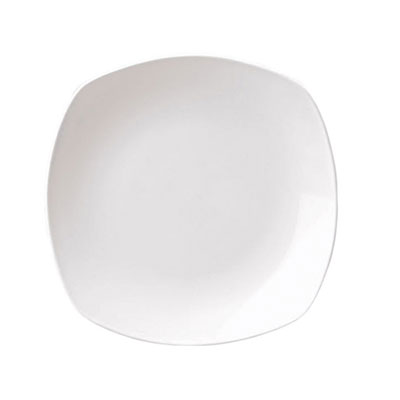 Churchill X Squared White Plate 25cm | Square Dinner Plate | Restaurant Tableware