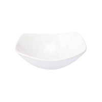 Churchill X Squared White Bowl, 21cm Square Serving Bowl, Vitrified Ceramic Dish