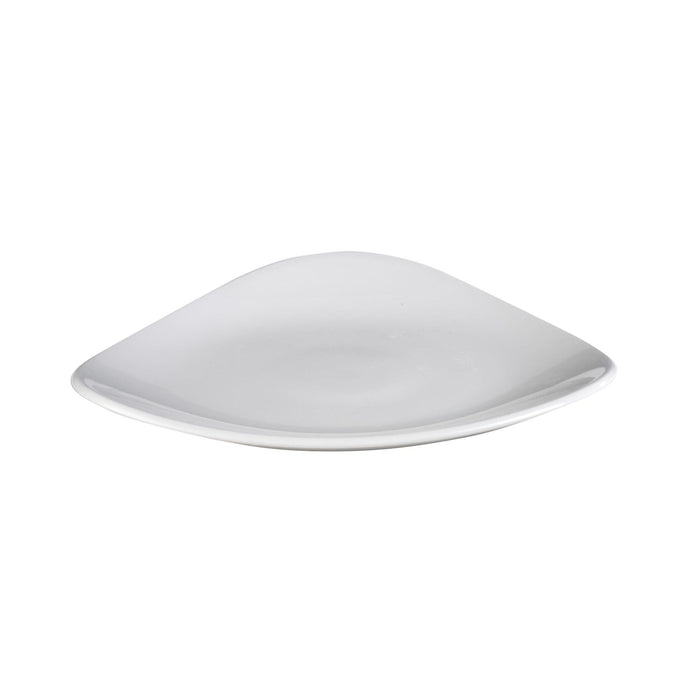 CHURCHILL Lotus - White - Triangle Plate - 26Cm (12) - CC-WH-TR10.1