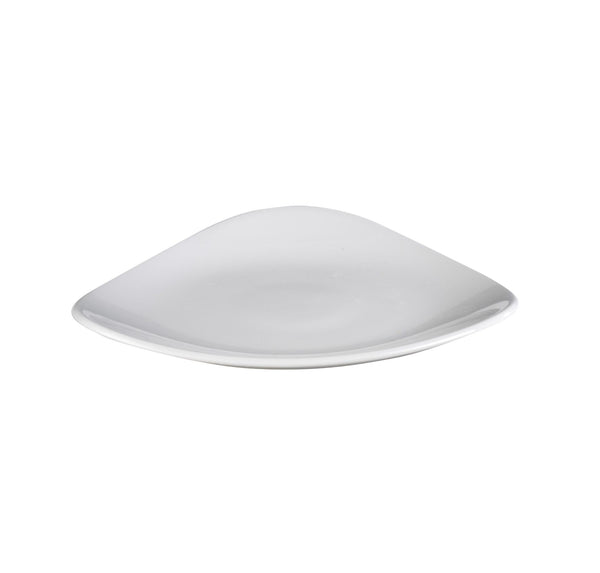 CHURCHILL Lotus - White - Triangle Plate - 26Cm (12) - CC-WH-TR10.1
