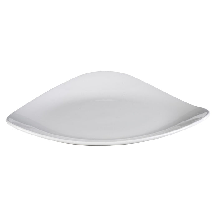 CHURCHILL Lotus - White - Triangle Plate - 31Cm (6) - CC-WH-TR12.1