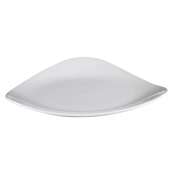CHURCHILL Lotus - White - Triangle Plate - 31Cm (6) - CC-WH-TR12.1