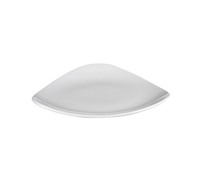 CHURCHILL Lotus - White - Triangle Plate - 19Cm (12) - CC-WH-TR7.1