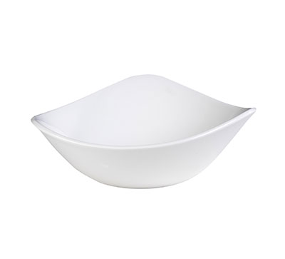 CHURCHILL Lotus - White - Triangle Bowl - 18.5Cm (12) - CC-WH-TRB7.1