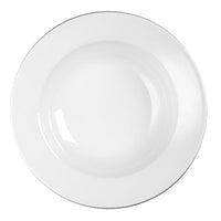 CHURCHILL Profile - White - Rimmed Bowl - 25Cm (12) - CC-WH-VRSB.1
