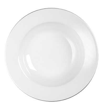 CHURCHILL Profile - White - Rimmed Bowl - 25Cm (12) - CC-WH-VRSB.1