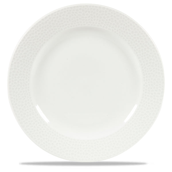 CHURCHILL Isla - White - Footed Plate - 30.5Cm (12) - CC-WHIS-IF11.1