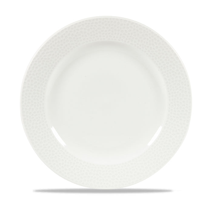 CHURCHILL Isla - White - Footed Plate - 27.6Cm (12) - CC-WHIS-IF58.1