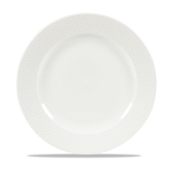 CHURCHILL Isla - White - Footed Plate - 27.6Cm (12) - CC-WHIS-IF58.1