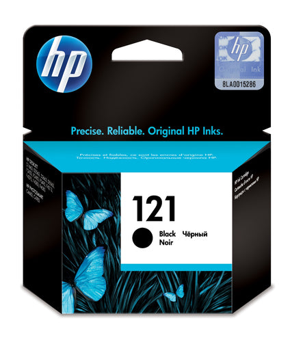 HP 121 Black Ink Cartridge-CC640HE