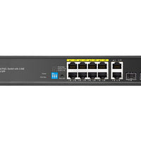 Cudy 8 Port Gigabit PoE 110W 2SFP 2 Gigabit Ethernet Switch - CD-GS1010PS