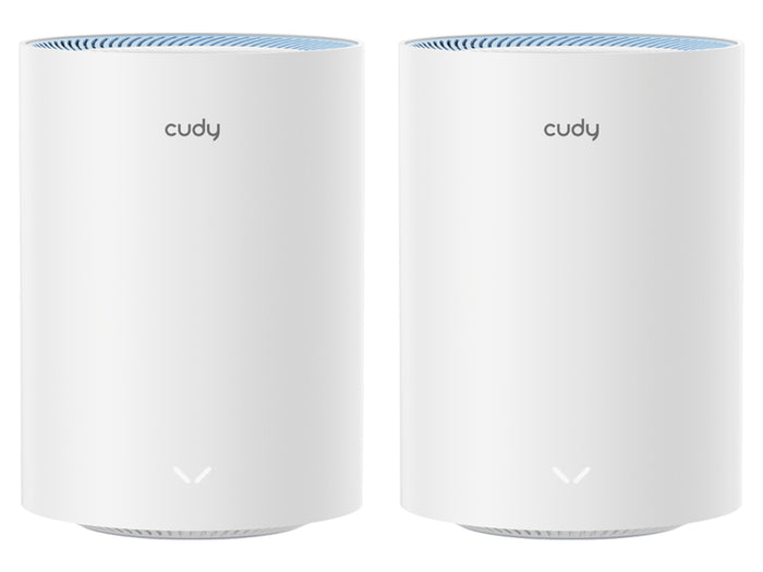 Cudy Dual Band WiFi 5 1200Mbps Fast Ethernet Mesh 2 Pack | M1200 (2-Pack)