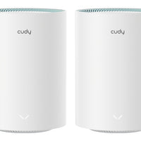 Cudy M1300 Dual Band WiFi 5 Mesh Router 2-Pack | High-Speed Wireless Internet System for Home & Office | Gigabit Ethernet | Complete Coverage