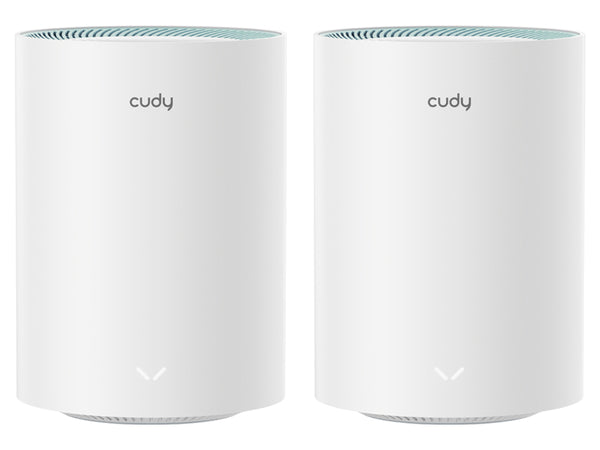 Cudy M1300 Dual Band WiFi 5 Mesh Router 2-Pack | High-Speed Wireless Internet System for Home & Office | Gigabit Ethernet | Complete Coverage