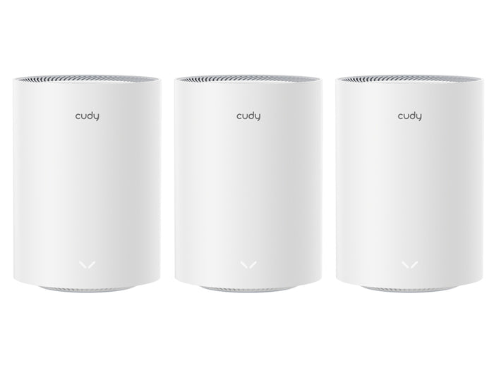Cudy Dual Band WiFi 6 3000Mbps Multi-Gigabit Mesh 3-Pack | M3000 (3-Pack)