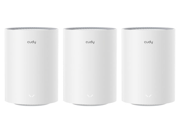 Cudy Dual Band WiFi 6 3000Mbps Multi-Gigabit Mesh 3-Pack | M3000 (3-Pack)