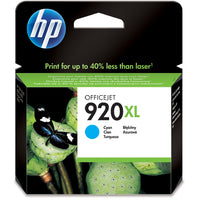 HP 920XL Cyan OfficeJet Ink Cartridge-CD972AE