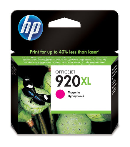 HP 920Xl Magenta OfficeJet Ink Cartridge-CD973AE