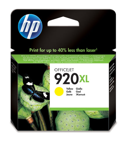 HP 920Xl Yellow OfficeJet Ink Cartridge-CD974AE