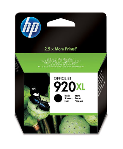 HP 920XL Black Ink Cartridge-CD975AE