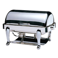 TIGER Chafing Dish Euri Rectangular Roll Top 18/10 S/Steel 667Mm X 488Mm X 452Mm 8Lt - CDE0008