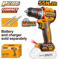 INGCO 20V DRILL 55NM B/LESS - CDLI205581 | Delivery + 7 days