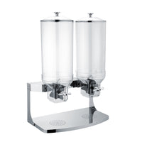 GLOBAL Cereal Dispenser Double Contemp 8Lt X 2 - CDS5002