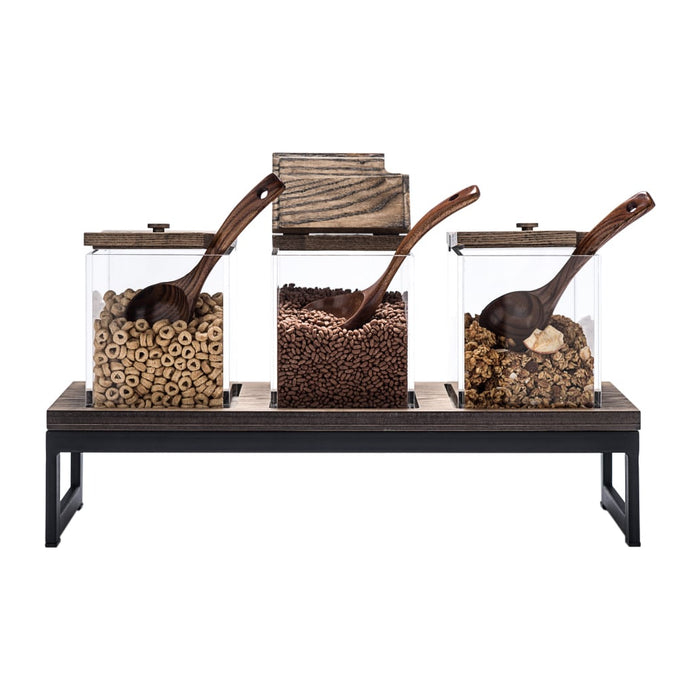 TIGER T-Collection Cereal Dispenser Triple - Acrylic Cylinder 2 X 3Lt - CDT0003