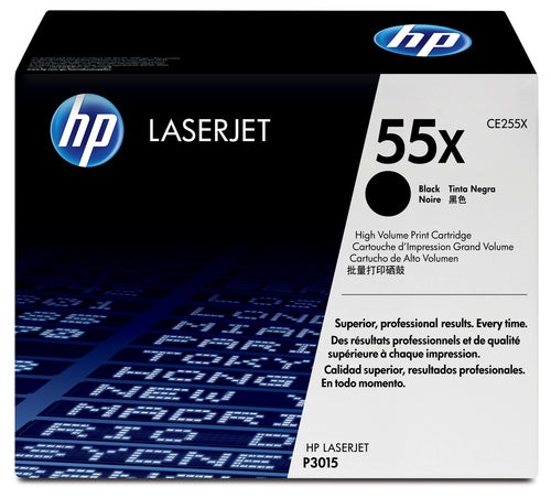 HP 55X HC Black Toner Cartridge-CE255X