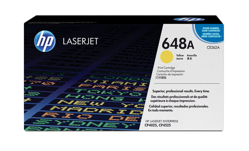 HP 648A LaserJet CP4525/CP4025 Yellow Print Cartridge-CE262A