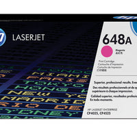 HP 648A LaserJet CP4525/CP4025 Magenta Print Toner Cartridge-CE263A