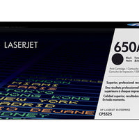 HP 650A BLACK TONER CARTRIDGE