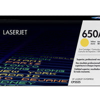 HP 650A Color LaserJet Yellow Print Toner Cartridge-CE272A