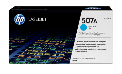 HP LaserJet Enterprise 500 Color M551 Cyan Toner-CE401A