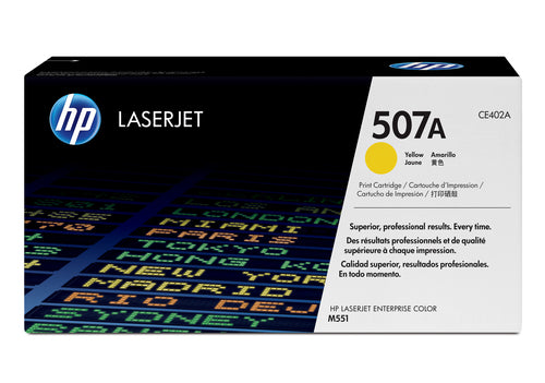 HP 507A Yellow Toner Cartridge-CE402A