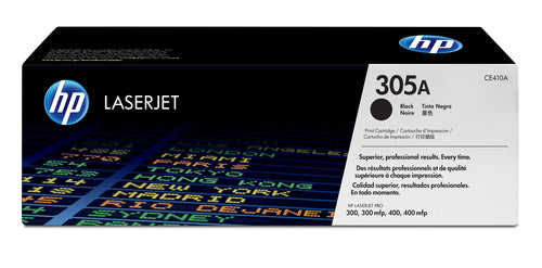 HP 305A Black LaserJet Toner Cartridge-CE410A
