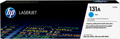 HP 131A Cyan LaserJet Toner Cartridge-CF211A