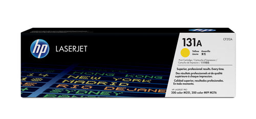 HP 131A Yellow LaserJet Toner Cartridge CF212A | High Quality Printing | Compatible with M251, M276 Series