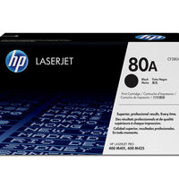 HP 80A Black LaserJet Toner Cartridge-CF280A