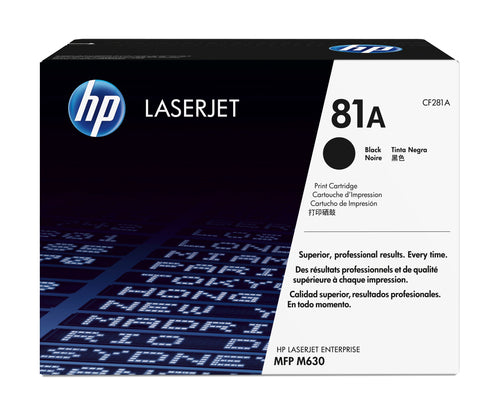 HP 81A Black Toner Cartridge-CF281A