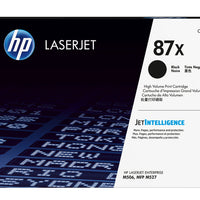 HP 87X Black LaserJet Toner Cartridge
