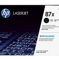 HP 87X Black LaserJet Toner Cartridge - M506, MFP M527 Compatible - High Yield - Genuine HP - CF287X