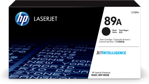 HP 89A Black LaserJet Toner Cartridge-CF289A