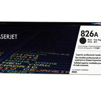 HP 826A BLACK TONER CARTRIDGE APPROXIMATELY YIELD 29000 PGS