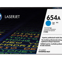 HP 654A CYAN TONER CARTRIDGE