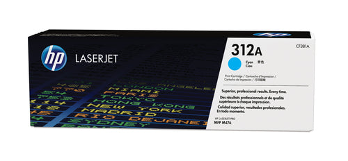 HP 312A Cyan Toner Cartridge-CF381A