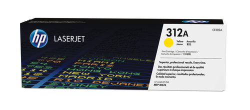 HP 312A Yellow Toner Cartridge-CF382A