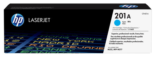 HP 201A Cyan LaserJet Toner Cartridge (CF401A) for MFP M277/M252 - High-Quality Printing