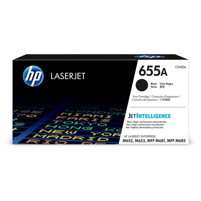HP 655A Black Original LaserJet Toner-CF450A